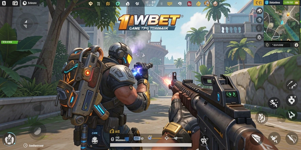Screenshot 11WBET menampilkan aksi pertempuran intens dalam permainan TPS.