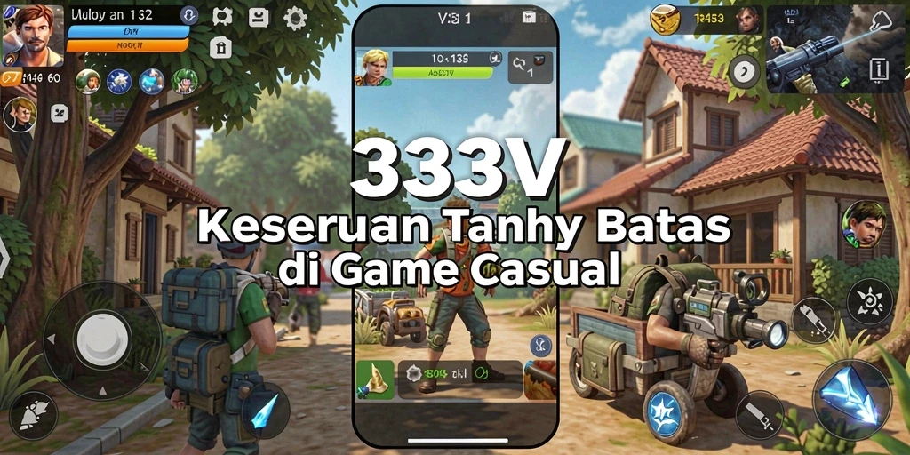Tampilan gameplay 333V yang seru dan penuh warna.
