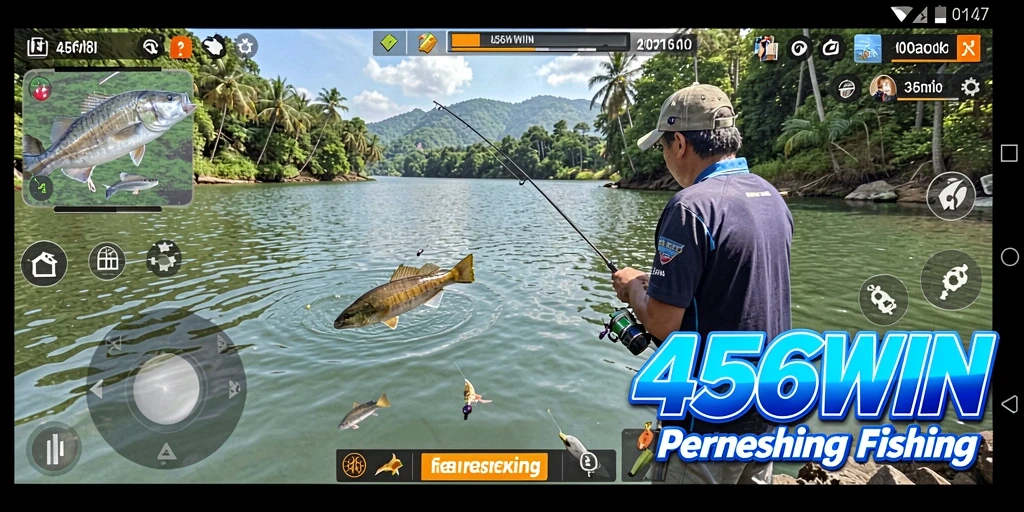 Screenshot utama 456WIN menampilkan aksi memancing yang seru dengan grafis menakjubkan.