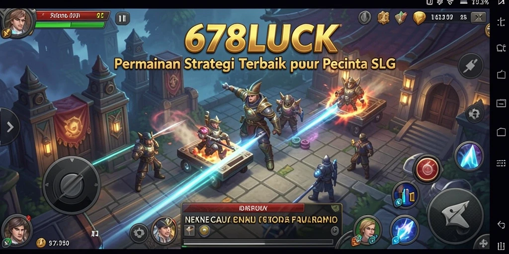 Tangkapan layar 678LUCK menampilkan aksi pertempuran mendebarkan dalam gameplay SLG.