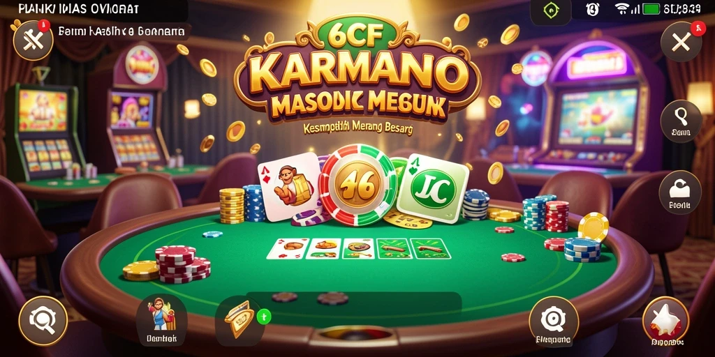 Gameplay kasino yang mendebarkan dan penuh warna.