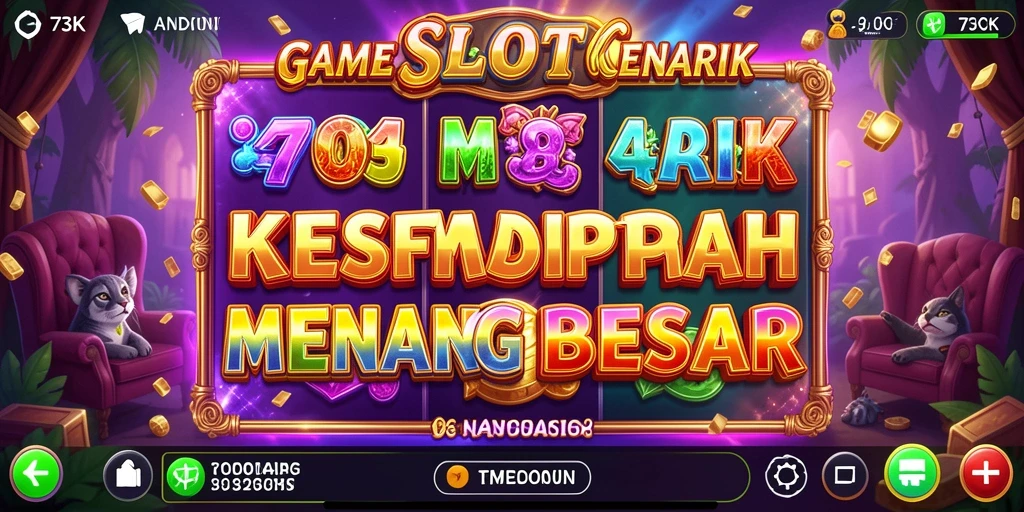 Tampilan gameplay Slot yang memukau dan interaktif.