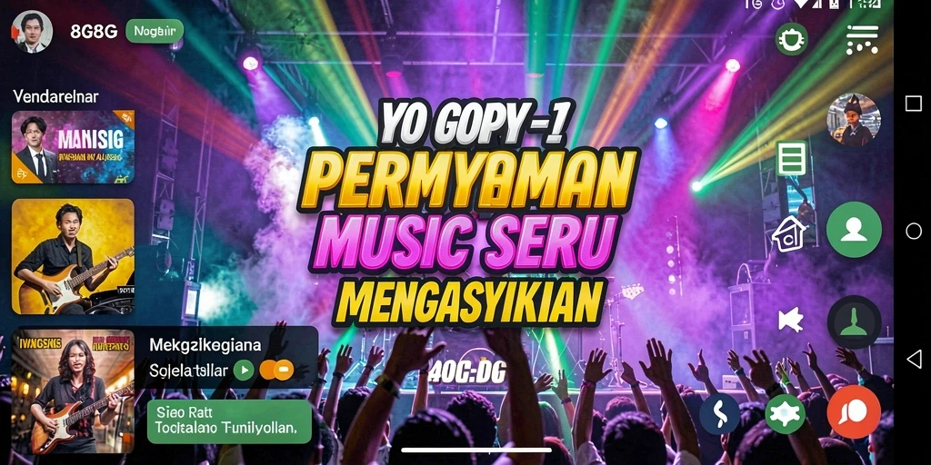 Tampilan gameplay interaktif di 8G8G yang memukau.