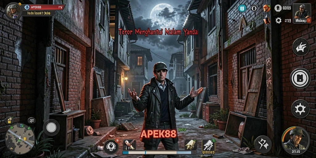 Gameplay APEK88 penuh dengan suasana horor yang mencekam.
