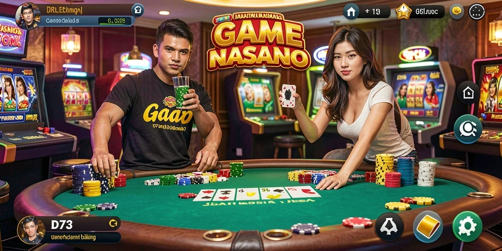 Tampilan gameplay D73 yang memukau dan mendebarkan.