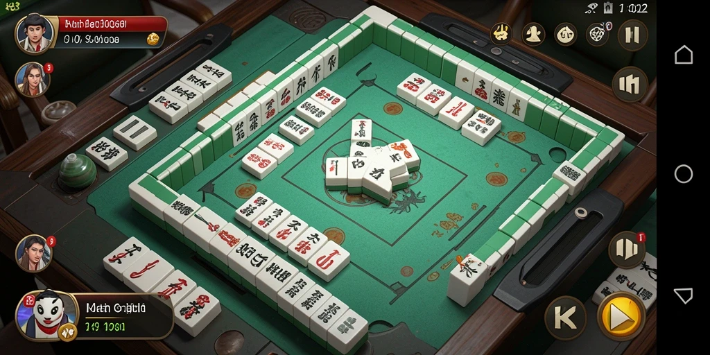 Tampilan menarik dari gameplay Mahjong di HO3.