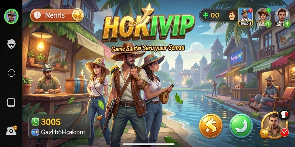 Tampilan gameplay HOKIVIP yang menarik dan seru.