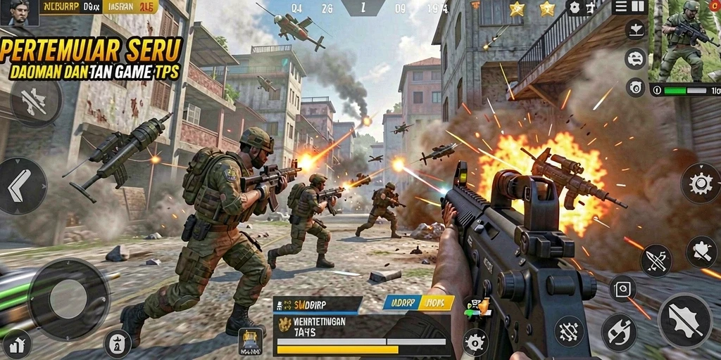 Gameplay seru IDRRP dengan aksi pertempuran yang mendebarkan.