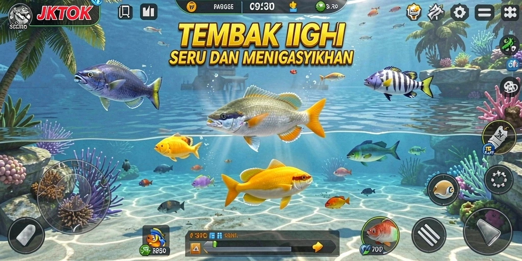 Tampilan gameplay JKTOK yang menegangkan dan seru.