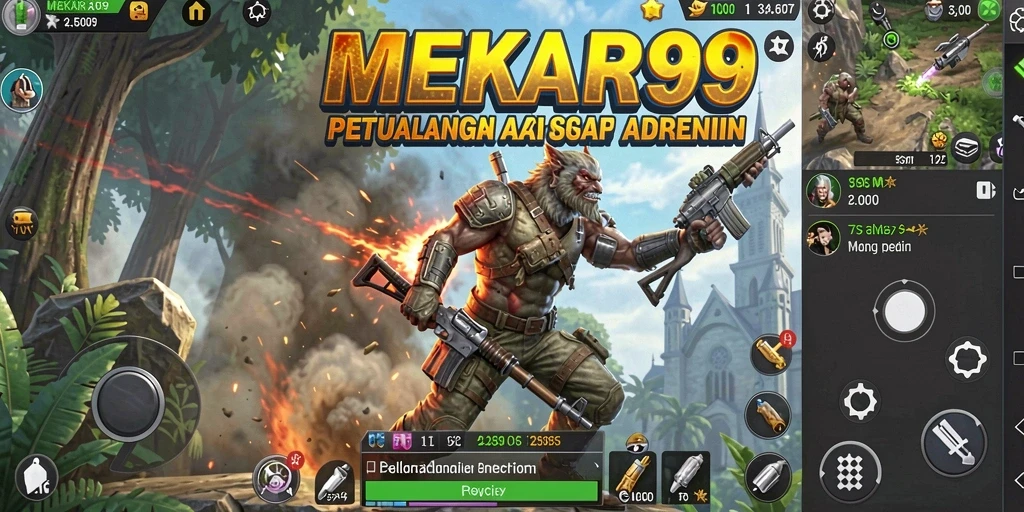 Gameplay seru MEKAR99 dengan aksi mendebarkan.