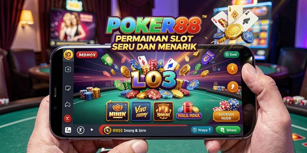 Gameplay seru di POKER88 menampilkan putaran slot yang menantang.