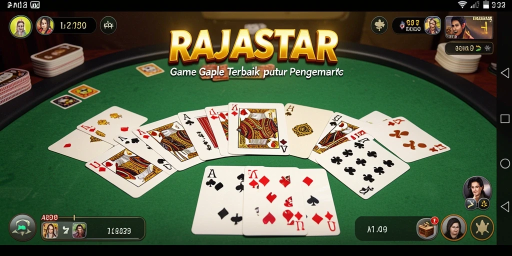 Gameplay seru RAJASTAR di dunia Gaple.