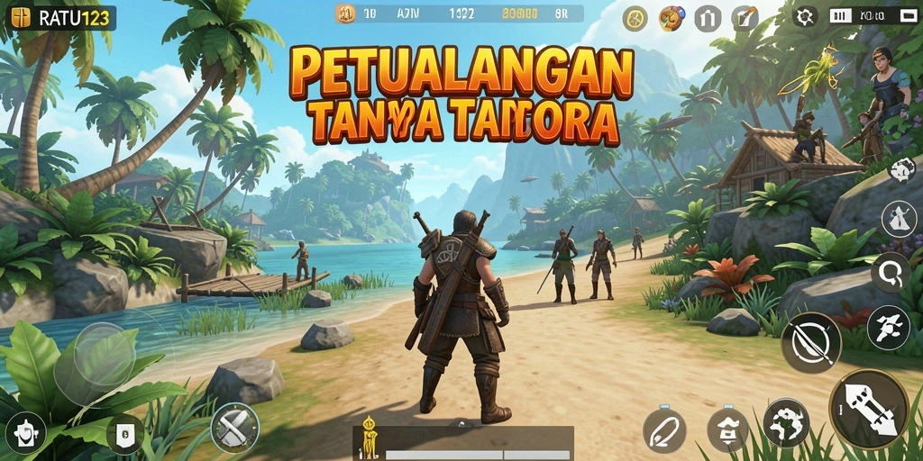 Gambaran gameplay Open World yang mendebarkan dan luas di RATU123.