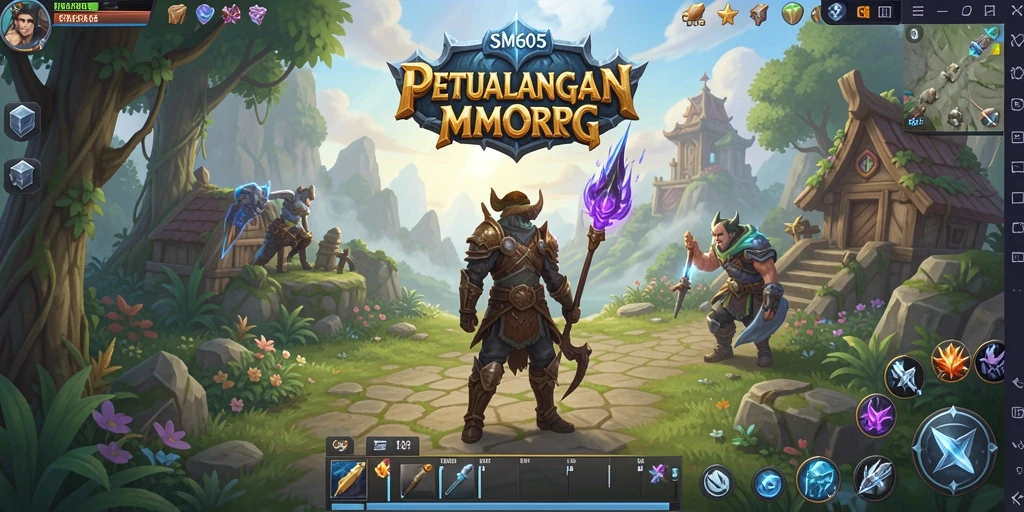 Gameplay menakjubkan dalam <strong>SM605</strong> di dunia MMORPG.