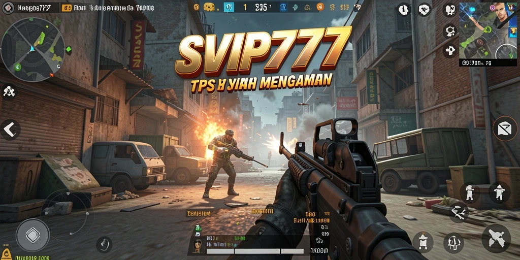 Screenshot utama SVIP777 dengan tampilan gameplay TPS yang mendebarkan.