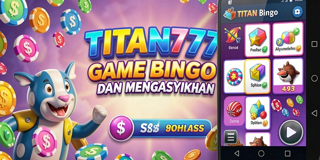 Tampilan gameplay seru dan menarik dari bingo di TITAN777.