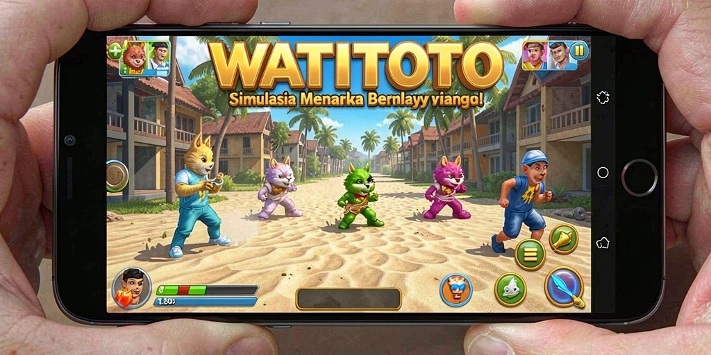 Tampilan gameplay WATITOTO yang memukau dan interaktif.