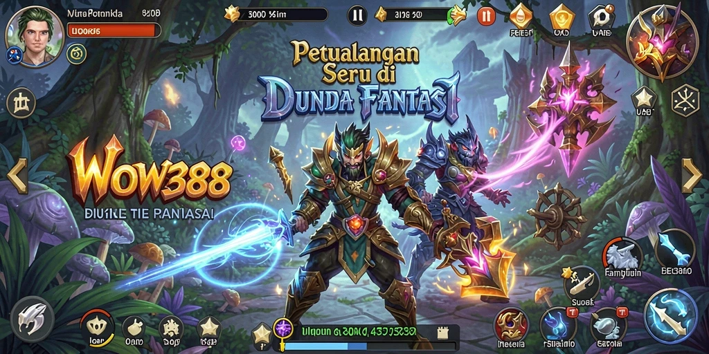Tangkapan layar gameplay WOW388 yang penuh aksi petualangan.