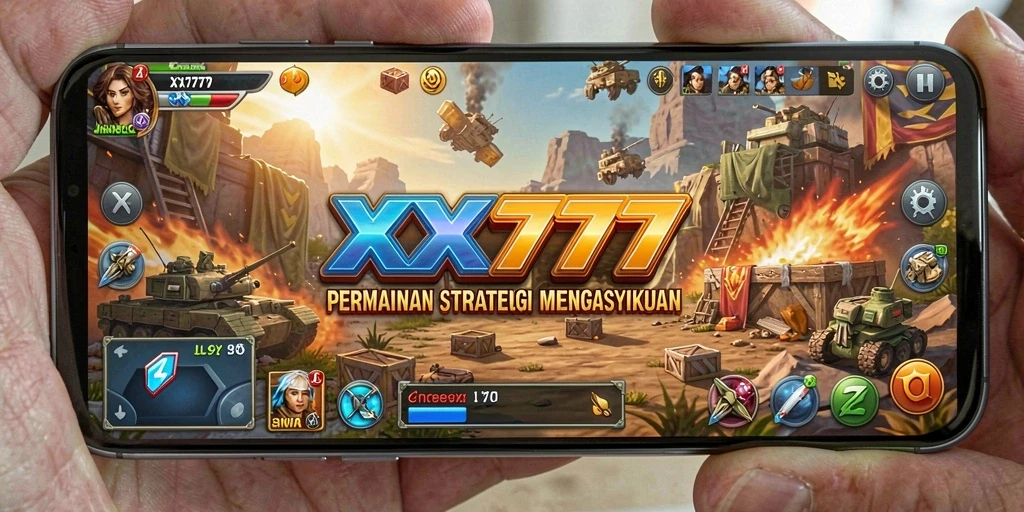Screenshot menampilkan aksi seru dalam gameplay XXX777.