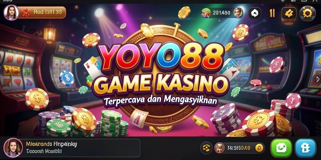 Tampilan antarmuka permainan Kasino YOYO88 yang menarik dan interaktif.